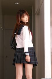 [DGC] NO.526 Sena Akikawa Sena Akikawa Uniforme Hermosa Chica Cielo
