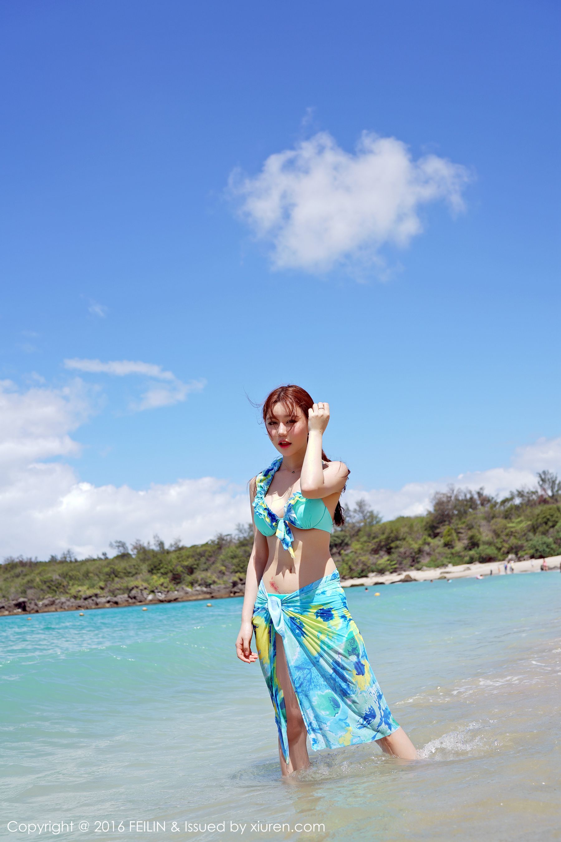Milk Chu Chu "Seaside Bikini + Swimsuit" [嗲囡囡FEILIN] Vol.045 Page 28 No.4ad6c7