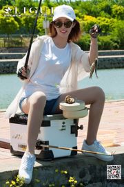 Beinmodell Xiao Xiao & Ranran "Fishing Silky Foot" [LIGUI] Schöne Beine und Jadefuß