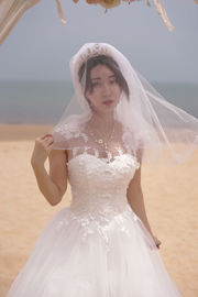 [COS phúc lợi] Coser nổi tiếng Kurokawa - Váy cưới Chuyến đi Đảo