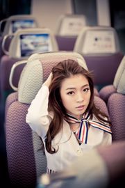 Liu Siqi "Beautiful Stewardess @ Hong Kong International Airport"