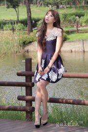Zuid-Koreaanse godin Lee In Hye / Lee Eun Hye "Small Fresh Dress" buitenopnamen